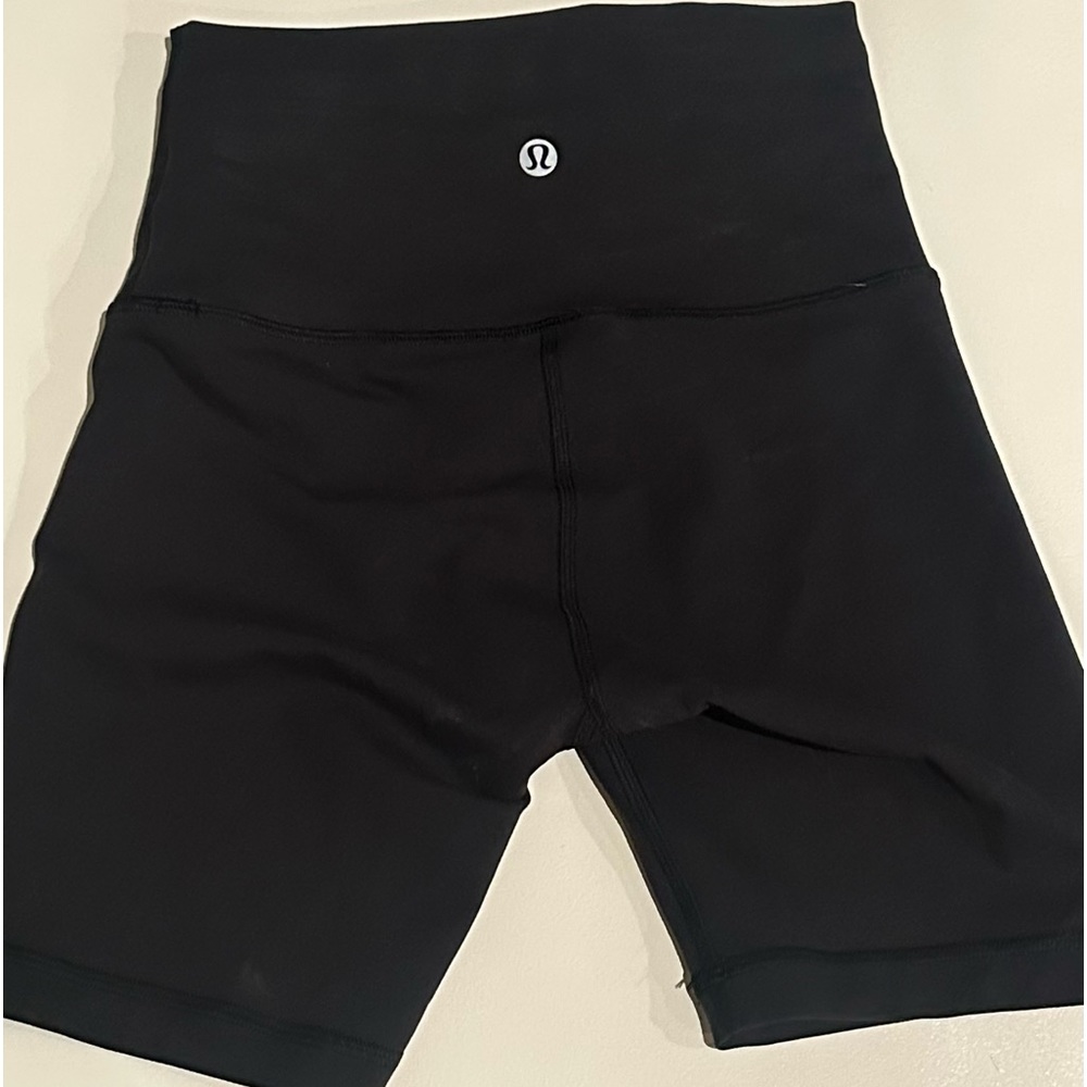 Lulumeon Wunder Train high rise biker shorts 4 inch